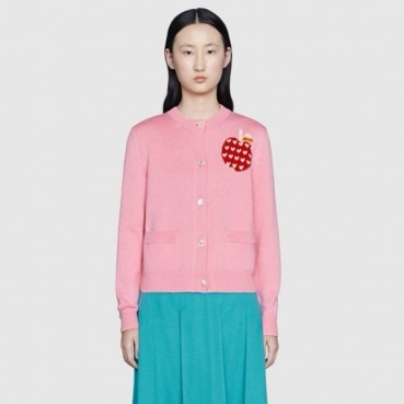 구찌 여성 브이넥 가디건 - Gucci Womens V