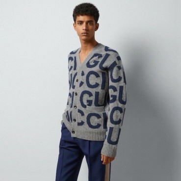 구찌 남성 브이넥 가디건 - Gucci Mens V