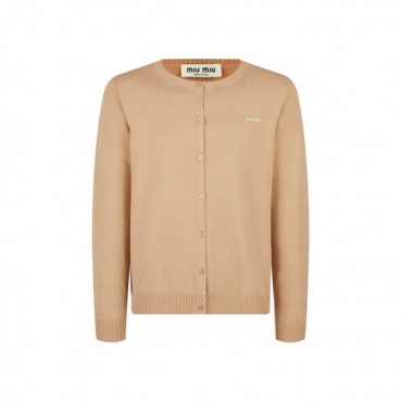 미우미우 여성 라운드 가디건 - Miumiu Womens Round Cardigan 