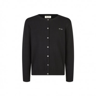 미우미우 여성 라운드 가디건 - Miumiu Womens Round Cardigan 