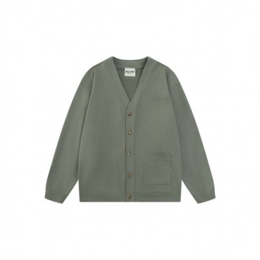 미우미우 남성 브이넥 가디건 - Miumiu Mens V
