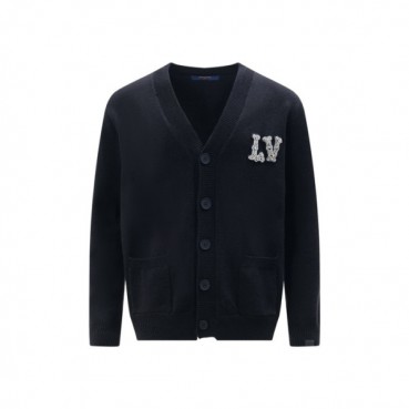 루이비통 남성 브이넥 가디건 - Louis vuitton Mens Cardigan 