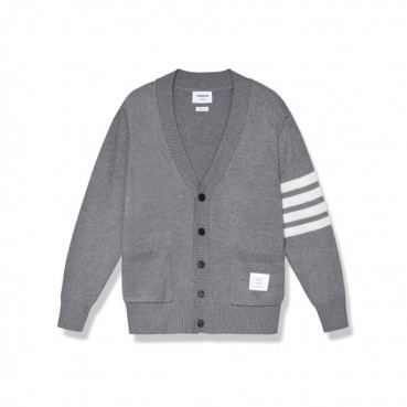 톰브라운 남성 브이넥 가디건 - Thom Browne Mens V