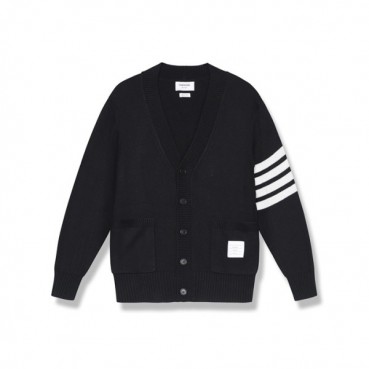 톰브라운 남성 브이넥 가디건 - Thom Browne Mens V