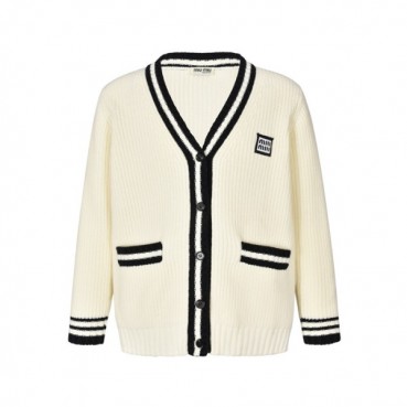 미우미우 남성 브이넥 가디건 - Miumiu Mens V