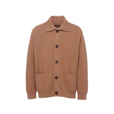프라다 남성 폴로 가디건 - Prada Mens Polo Cardigan 