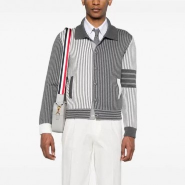 톰브라운 남성 폴로 가디건 - Thom Browne Mens Cardigan 