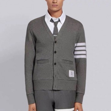 톰브라운 남성 브이넥 가디건 - Thom Browne Mens Cardigan 
