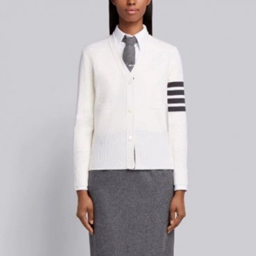 톰브라운 여성 브이넥 가디건 - Thom Browne Womens Cardigan 