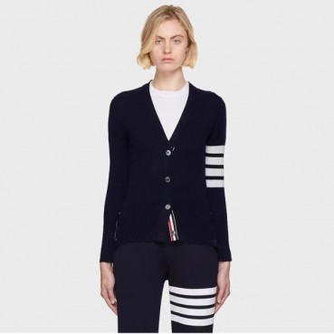 톰브라운 여성 브이넥 가디건 - Thom Browne Womens Cardigan 