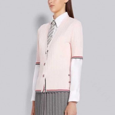 톰브라운 여성 반팔 가디건 - Thom Browne Womens Cardigan 