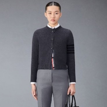 톰브라운 여성 브이넥 가디건 - Thom Browne Womens Cardigan 