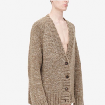 메종 마르지엘라 남성 카멜 가디건 - Maison margiela Mens Camel Cardigan