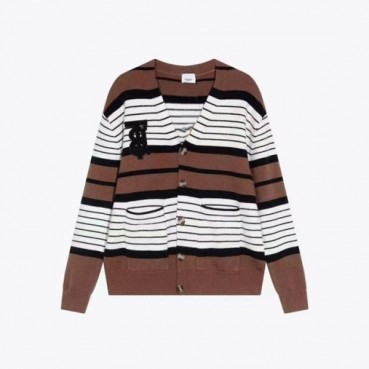 버버리 남성 브라운 브이넥 가디건 - Burberry Mens Brown Cardigan 