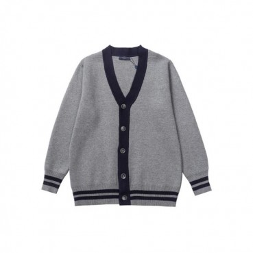루이비통 남성 그레이 브이넥 가디건 - Louis vuitton Mens Gray Cardigan 