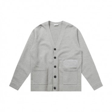 디올 남성 그레이 브이넥 가디건 - Dior Mens Gray Cardigan 
