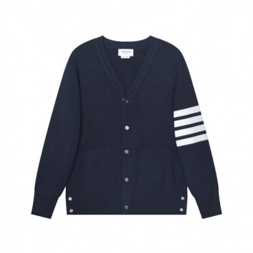 톰브라운 남성 브이넥 네이비 가디건 - Mens Navy Cardigan 