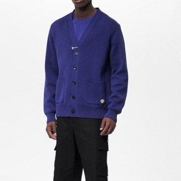 루이비통 남/녀 네이비 가디건 - Unisex Navy Cardigan 