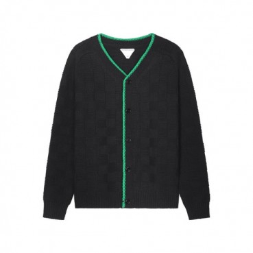 보테가 남성 트렌디 블랙 가디건 - Unisex Black Cardigan 