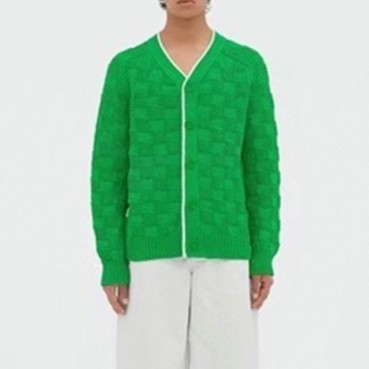 보테가 남성 트렌디 그린 가디건 - Unisex Green Cardigan 