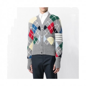 Thom Browne Unisex V-neck Cardigan 