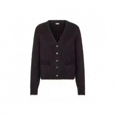 Dior  Mens Retro Logo Cardigan Black - 디올 2021 남성 레트로 로고 가디건 Dio01650x Size(xs 