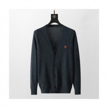 Hermes  Mens Casual Cashmere Cardigan Dark Gray - 에르메스 20201남성 캐쥬얼 캐시미어 가디건 Her0709x.Size(m 
