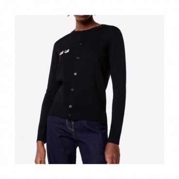 Maison margiela  Womens Cardigan Black - 메종 마르지엘라 2021 여성 가디건 Mai0062x Size(s 