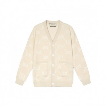 Gucci  Mm/Wm Trendy V-neck Cardigan Ivory 