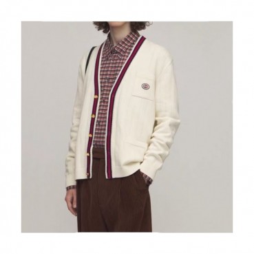 Gucci  Mm/Wm Trendy V-neck Cardigan Ivory 