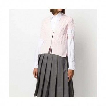 Thom Browne Womens Cardigan - 톰브라운 여성 반팔 가디건 