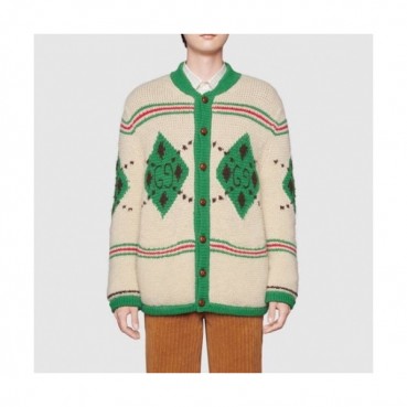 Gucci 2021 Mm/Wm Trendy V-neck Cardigan 