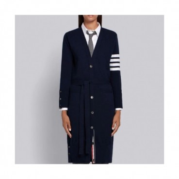 Thom Browne 2021 Womens Strap V-neck Cardigan 