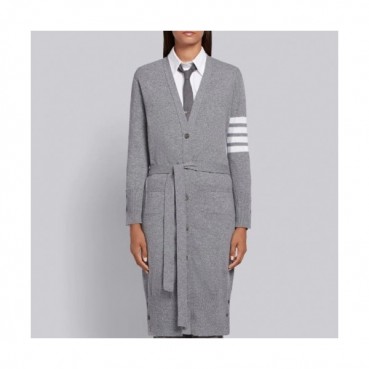 Thom Browne 2021 Womens Strap V-neck Cardigan 
