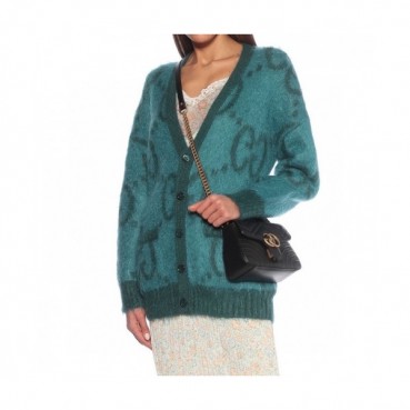 Gucci Womens Trendy V-neck Cardigan 