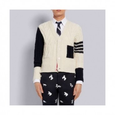 [톰브라운]Thom Browne 2020 Mm/Wm Strap V-neck Cardigan 
