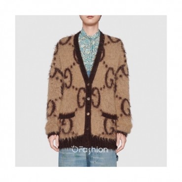 Gucci Womens Trendy V-neck Cardigan 