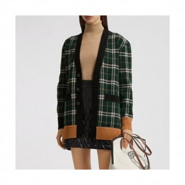 [버버리]Burberry 2020 Womens Vintage V-neck Wool Cardigan 
