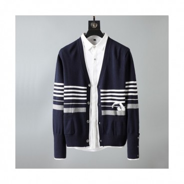 [톰브라운]Thom Browne 2020 Mens Strap V-neck Cardigan 