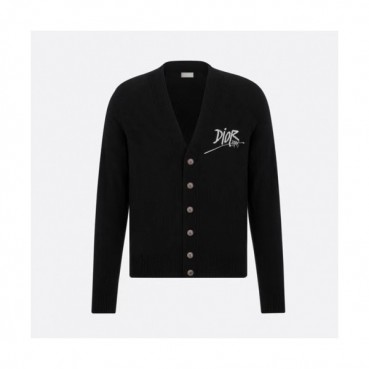 Dior 2020 Mens Retro Logo Wool Cardigan - 디올 2020 남성 레트로 로고 울 가디건 Dio0978x.Size(xs 