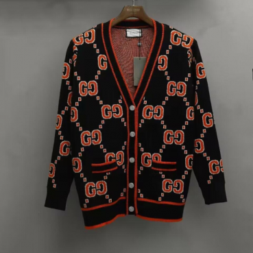 Gucci Mens Trendy V-neck Cardigan 