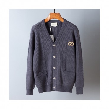 Gucci Mens Trendy V-neck Cardigan 