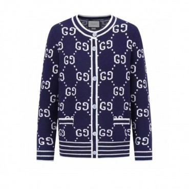 Gucci Mens Trendy V-neck Cardigan 