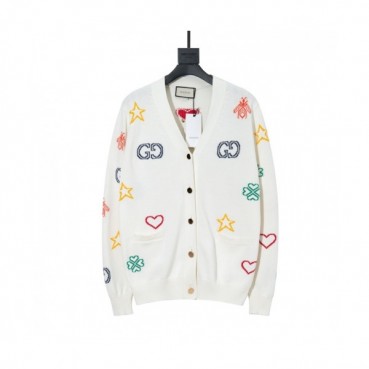 Gucci Mm/Wm Trendy V-neck Knit Cardigan 