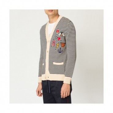 Gucci Mm/Wm Trendy V-neck Knit Cardigan 