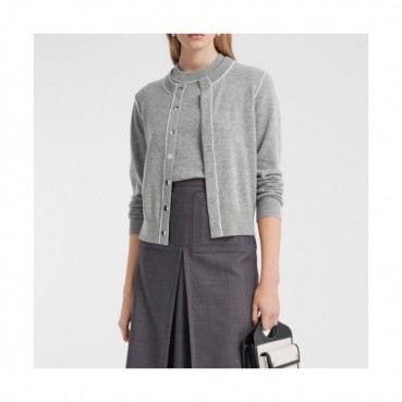 Burberry 2019 Womens Vintage V-neck Wool Cardigan 