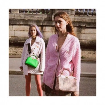 Fendi Womens Trendy V-neck Cardigan 