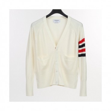 Thom Browne 2020 Womens Strap V-neck Cardigan 