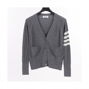Thom Browne 2020 Womens Strap V-neck Cardigan 