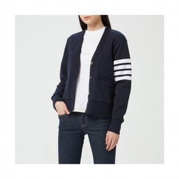Thom Browne 2020 Womens Strap V-neck Cardigan 